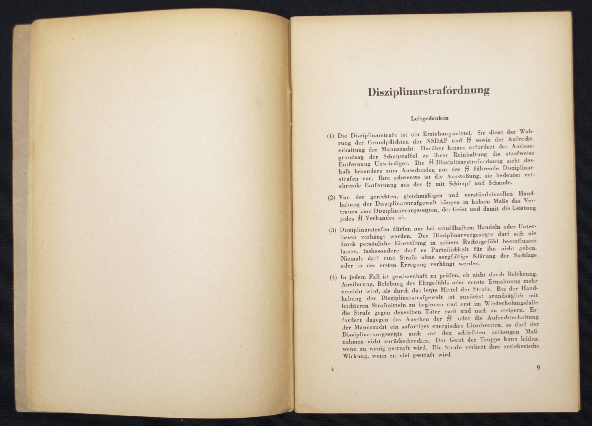 (Brochure) SS-Dv.Nr.15a – SS-Disziplinarstraf- und Beschwerdeordnung (SS-DBO.) – RARE! — image 6