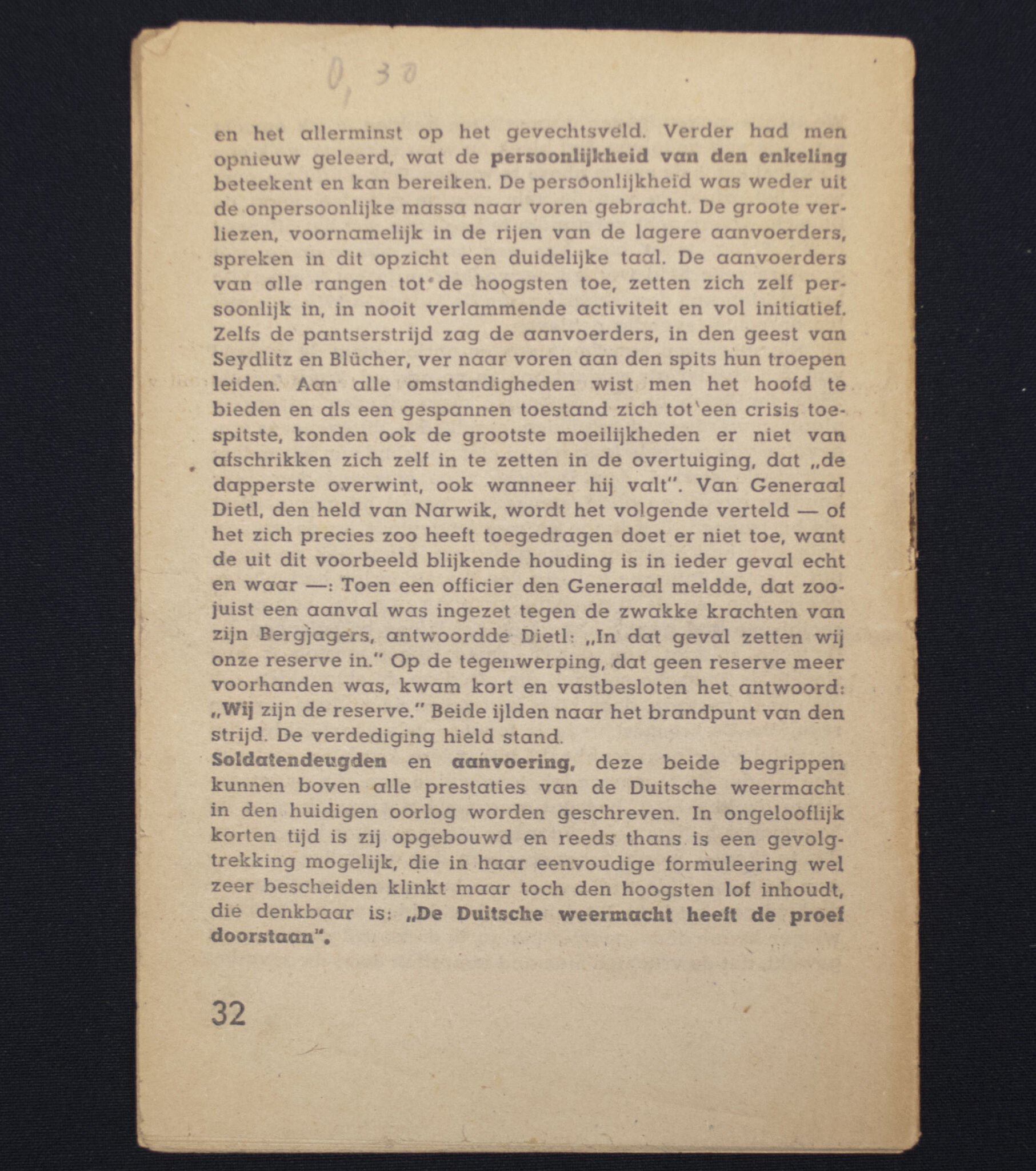 (Brochure) Duitsche aanvoering en Duitsche Soldaten 1939-1940 (1940) — image 4