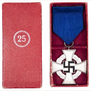 Treue Dienst 25 Jahre + etui (Maker Gold- und. Silber …