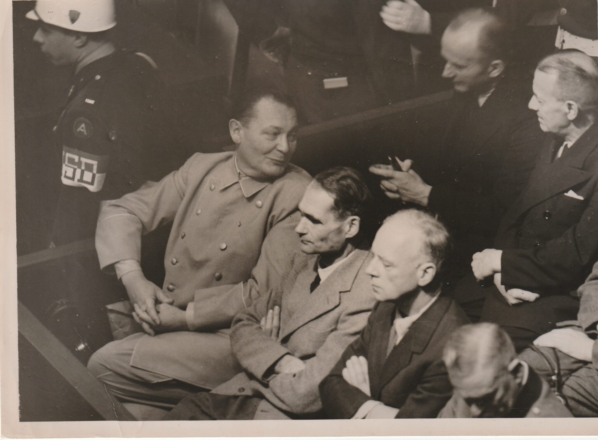 (Pressphoto) Nuremberg Trials – Hermann Goering + Rudolf Hess (4) — image 3