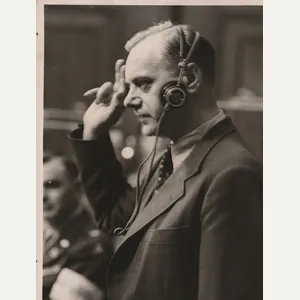 (Pressphoto) Nuremberg Trials 'Rosenberg quotes Homer'