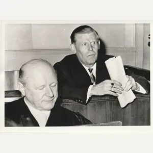 (Pressphoto) Nuremberg Trials – Otto Gunsche former Gestapo man on …