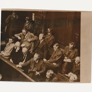 (Pressphoto) Nuremberg Trials – nazi war chiefs face trial at …
