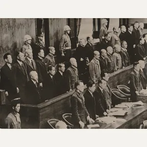 (Pressphoto) 'Process against Japanese warcriminals'