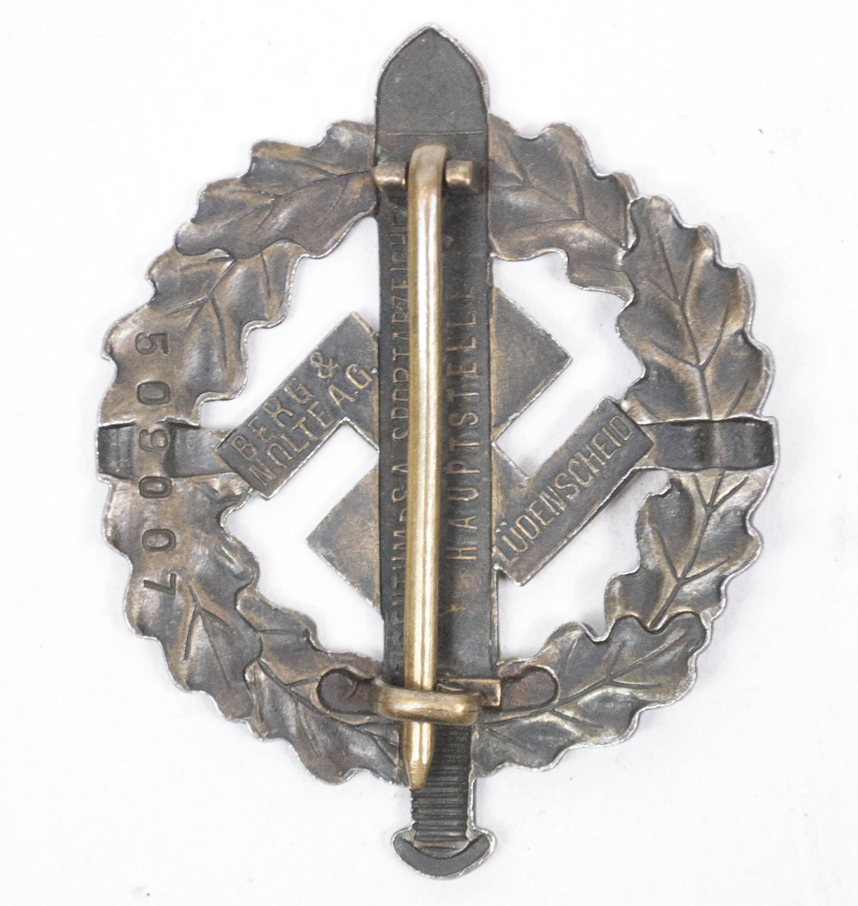 SA Sportabzeichen bronze #509007 (Maker Berg & Nolte) — image 2