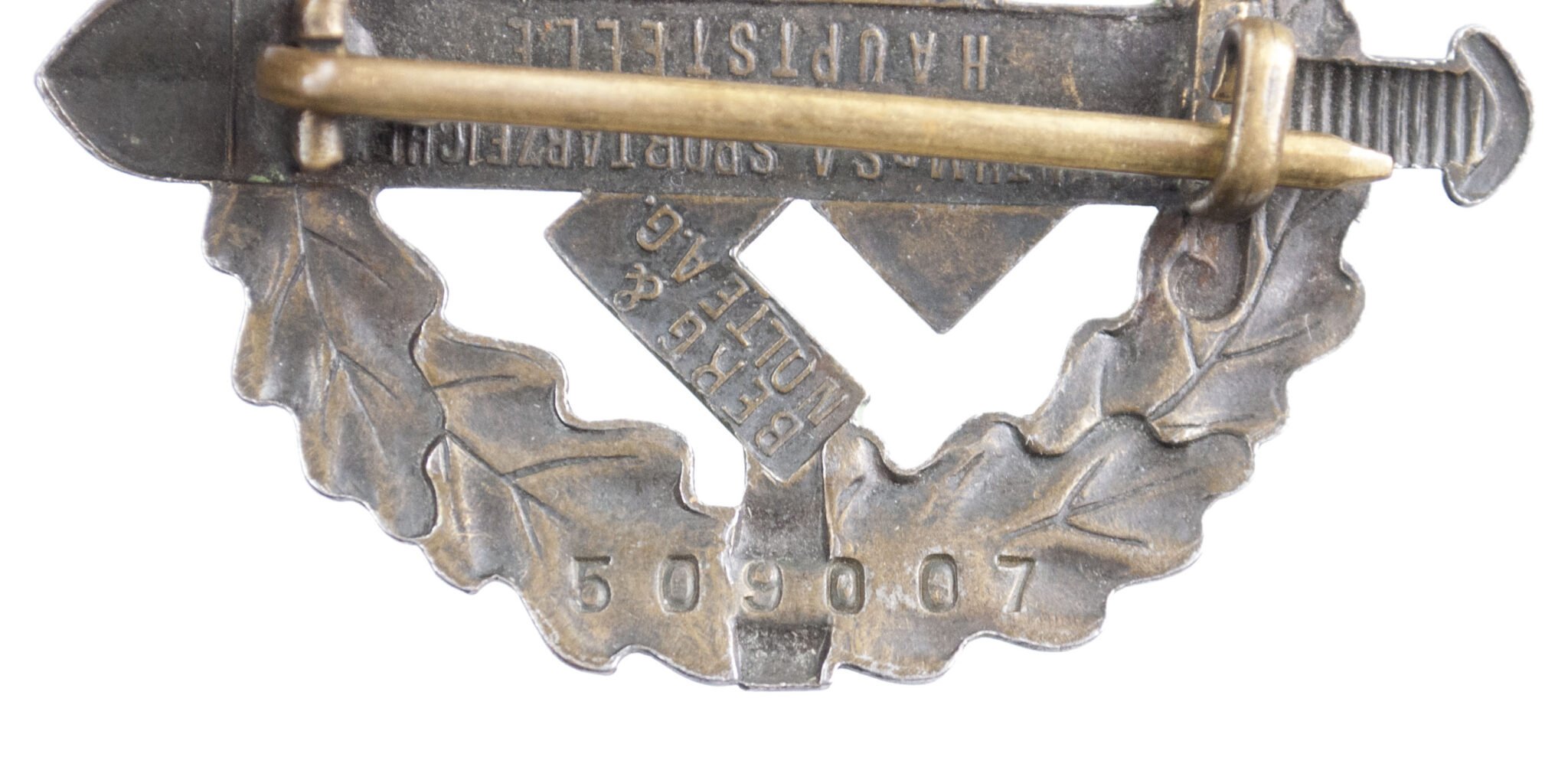 SA Sportabzeichen bronze #509007 (Maker Berg & Nolte) — image 3