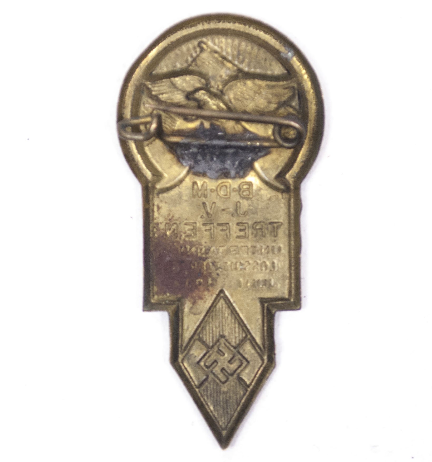 H.-J. B.D.M. J.-V. Treffen Unterbann I/207 Lössnitz/Erzg. Juni 1934 abzeichen — image 2