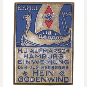 Hitlerjugend (HJ) H.J. Aufmarsch Hamburg Einweihung der Jug. Herberge Hein …