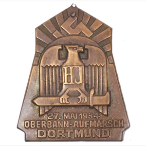 Hitlerjugend (HJ) Oberbann-Aufmarsch Dortmund 27.Mai 1934 abzeichen