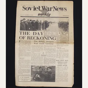 (Newspaper) Soviet War News weekly No.144 October 19 (1944)