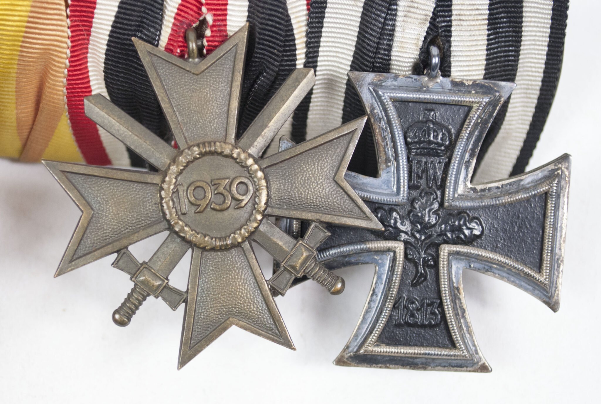 German WWII Medalbar with Ek2, KVK, Baden Verdienstmedaille + FEK — image 11