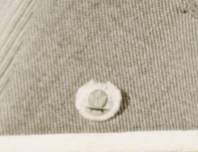 Reichsbund der Kriegsbeschädigten und Kriegsteilnehmer badge + photo in wear — image 4