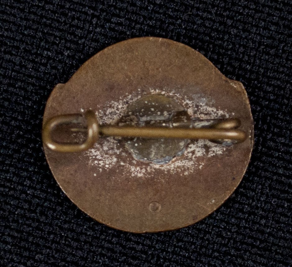 Reichsbund der Kriegsbeschädigten und Kriegsteilnehmer badge + photo in wear — image 6