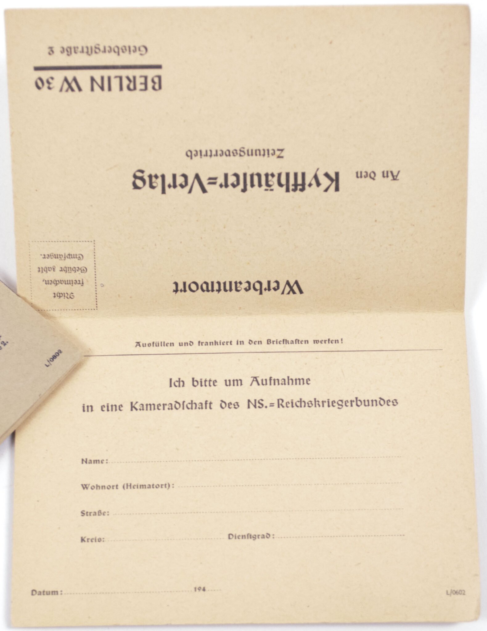 (Brochure) Der N.S. Reichskriegerbund – Was er ist, was er will — image 10