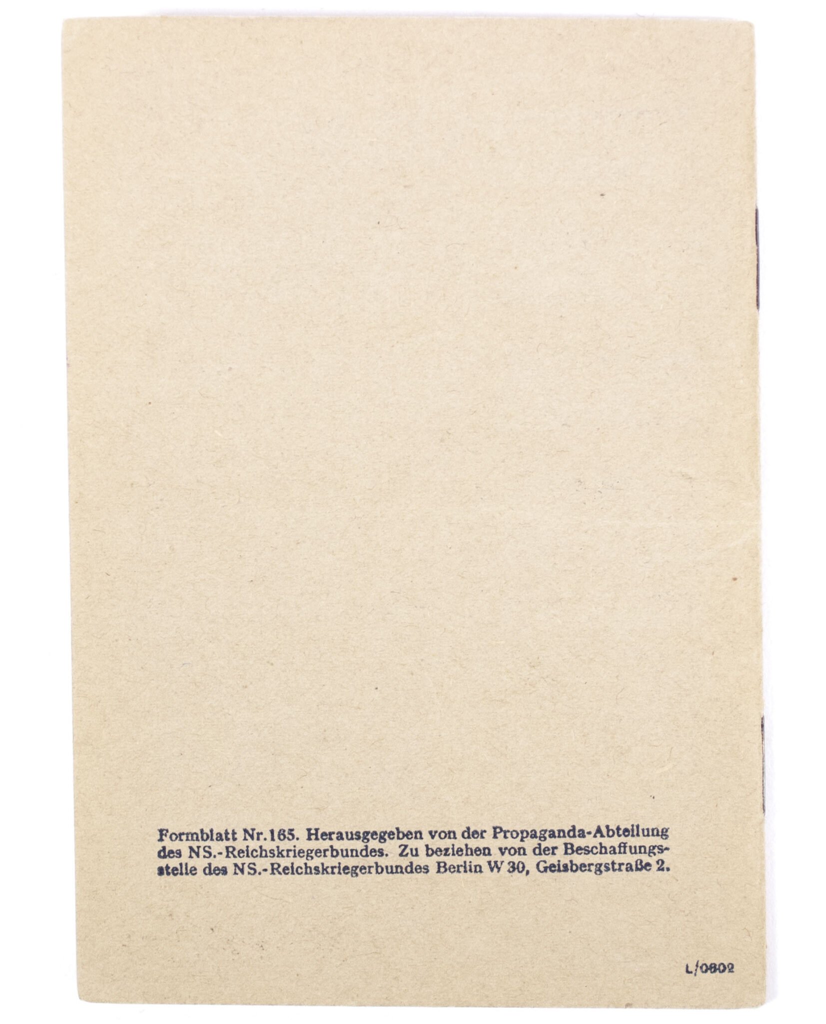 (Brochure) Der N.S. Reichskriegerbund – Was er ist, was er will — image 7