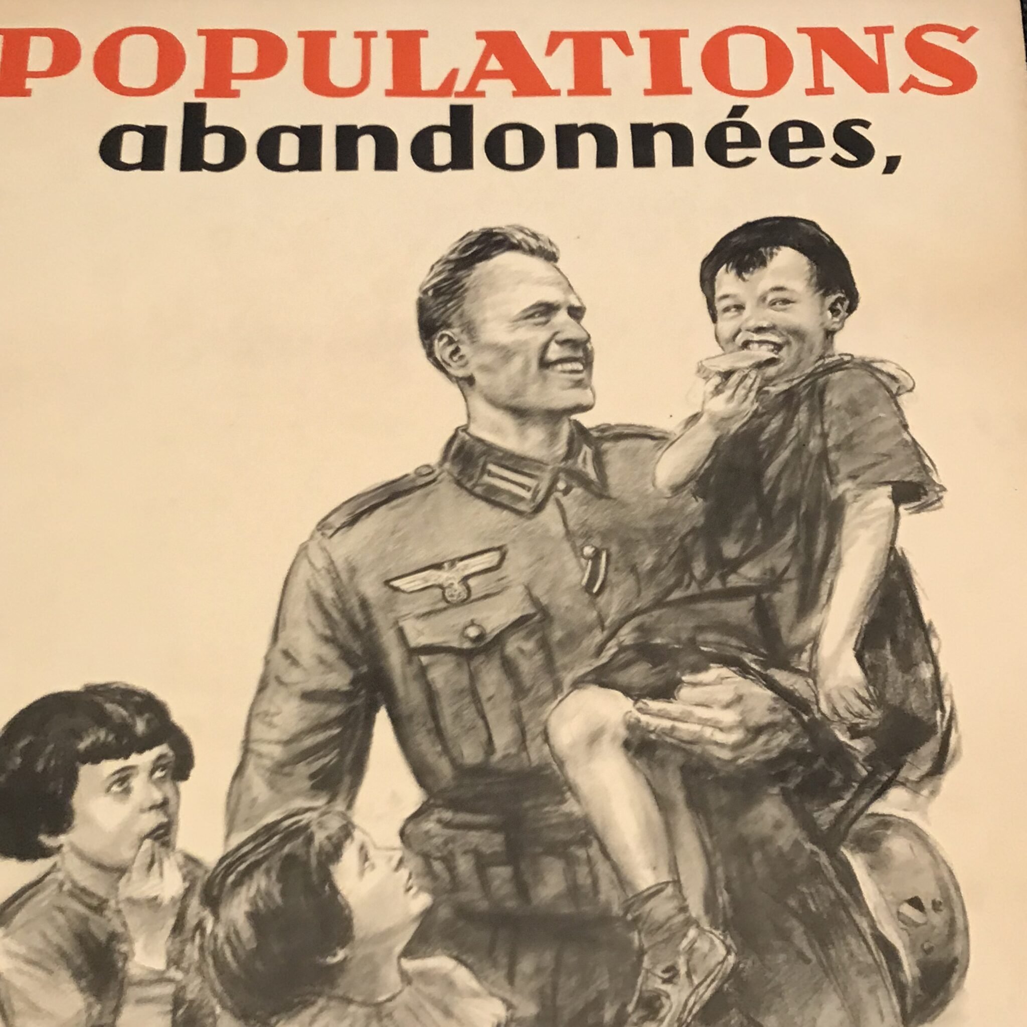 (Poster) Theo Matejko – Populations abandonnées, faites confiance au soldat Allemand! (1940) — image 2