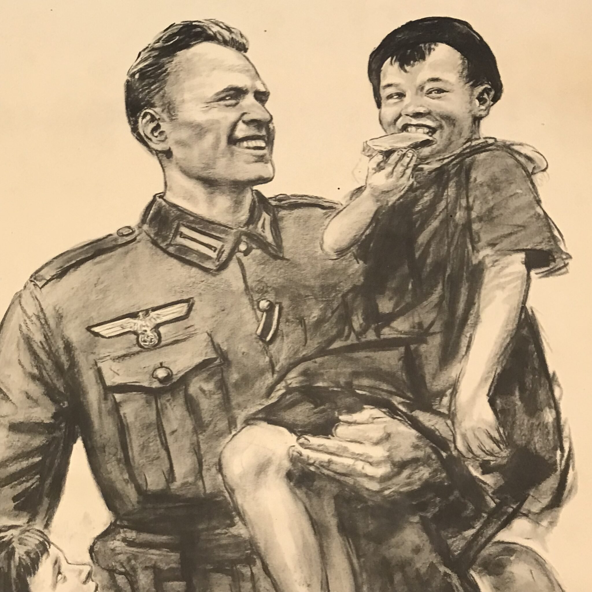 (Poster) Theo Matejko – Populations abandonnées, faites confiance au soldat Allemand! (1940) — image 3