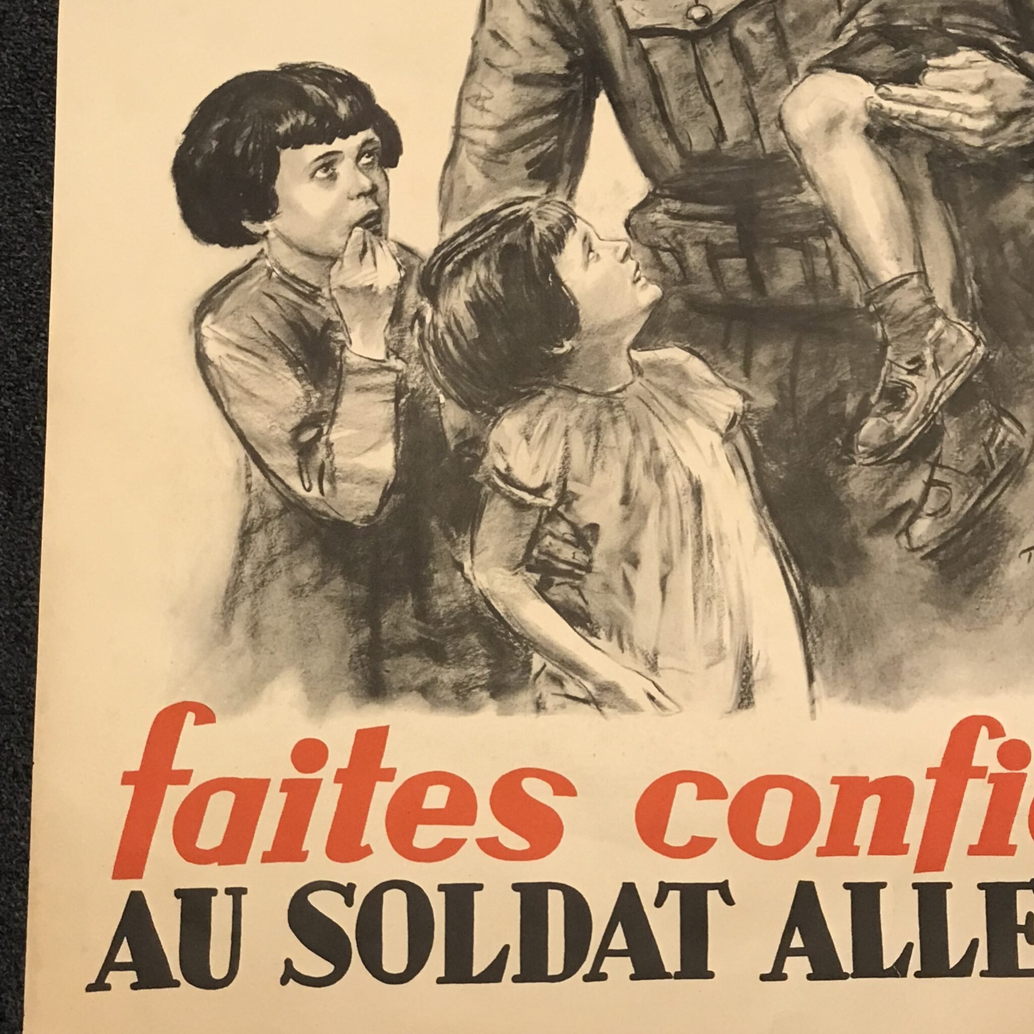 (Poster) Theo Matejko – Populations abandonnées, faites confiance au soldat Allemand! (1940) — image 5
