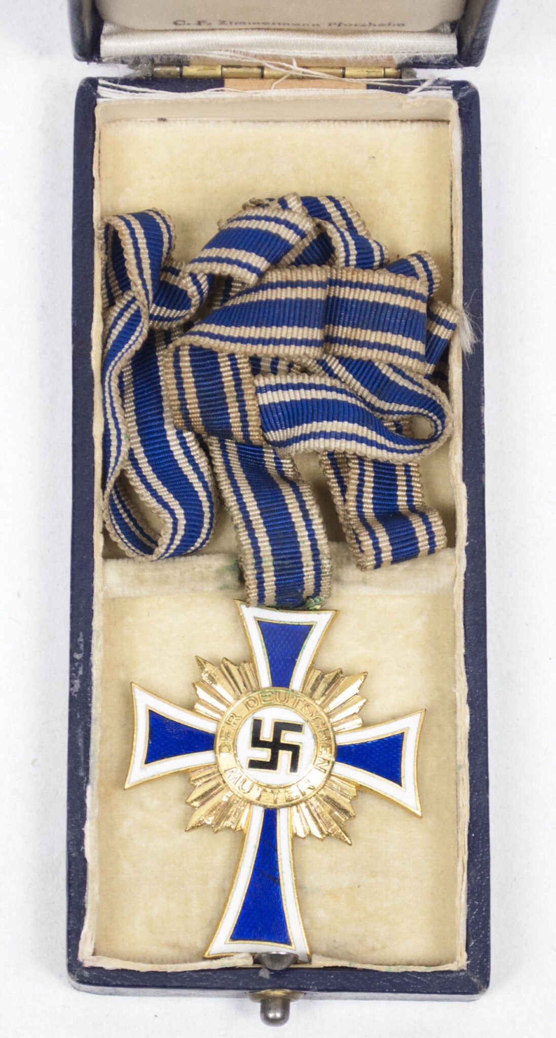 Mutterkreuz in Gold / Motherscross in Gold ( Maker C.F. Zimmermann Pforzheim) — image 5