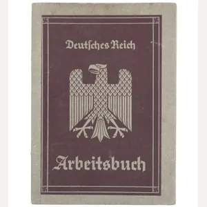 Arbeitsbuch first type Arbeitsamt München (1935)