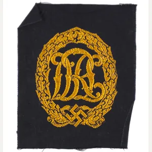 DRL Cloth sportsbadge in bronze