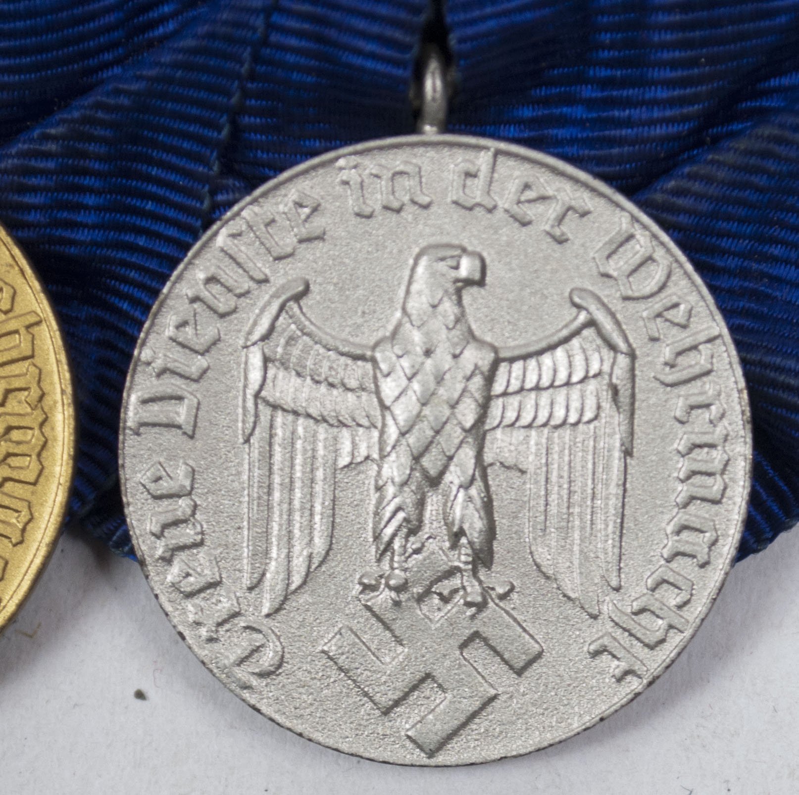 German WWII Medalbar with Nichtkämpferkreuz + Heer Dienstauszeichnung 12 + 4 Jahre — image 7