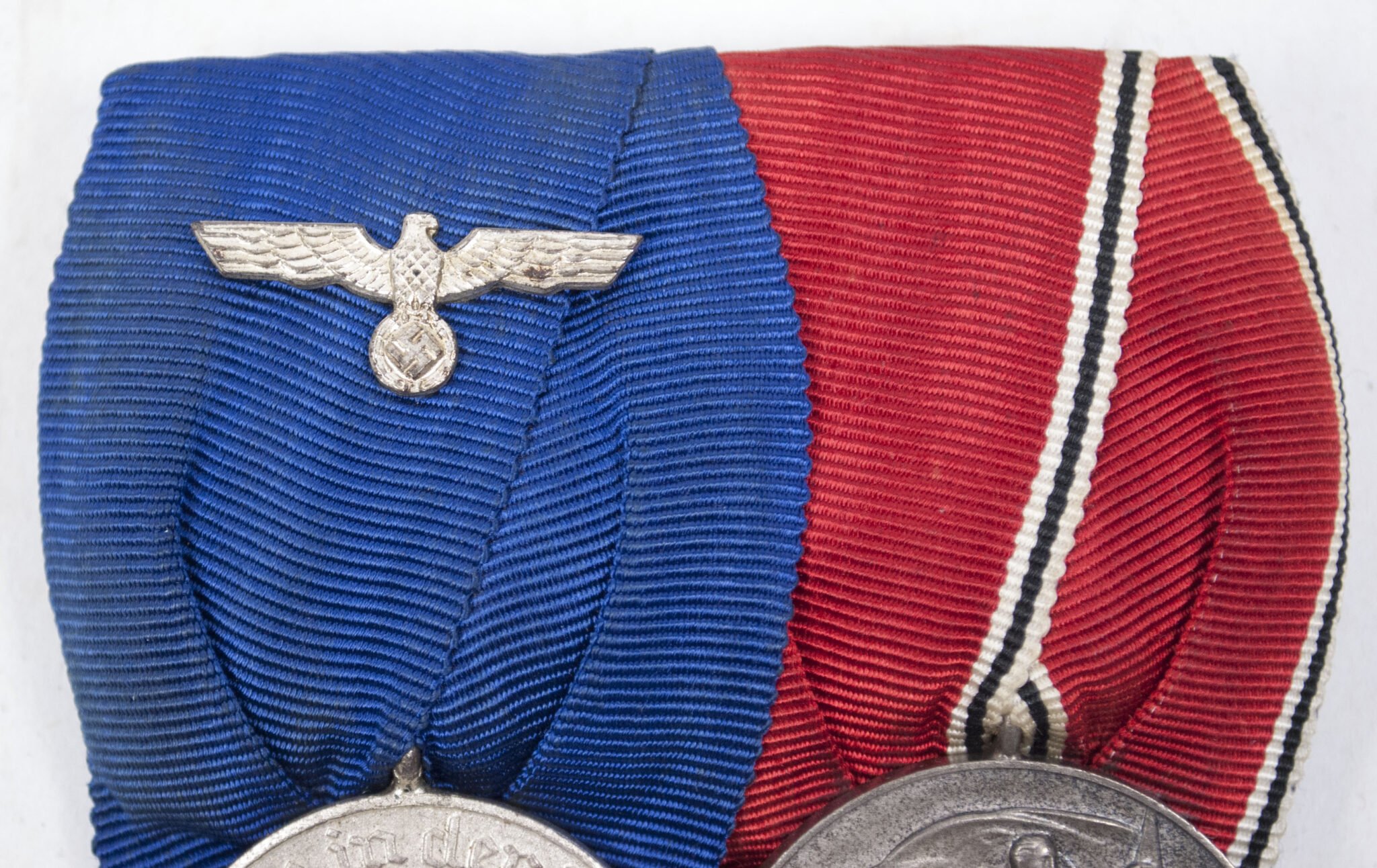 German WWII medalbar with Dienstauszeichung 4 Jahre + Anschluss medaille — image 5