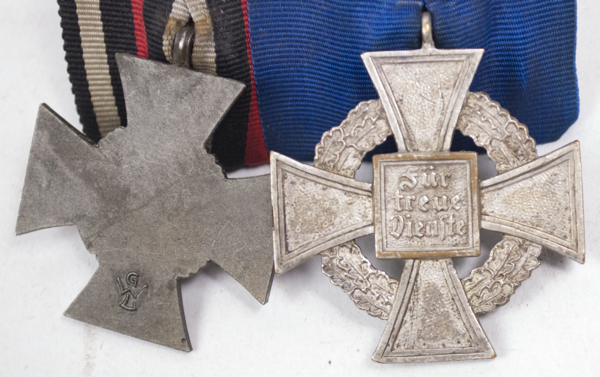 German WWII medalbar with Treue Dienst 25 Jahre + Nichtkämpfer Ehrenkreuz — image 5
