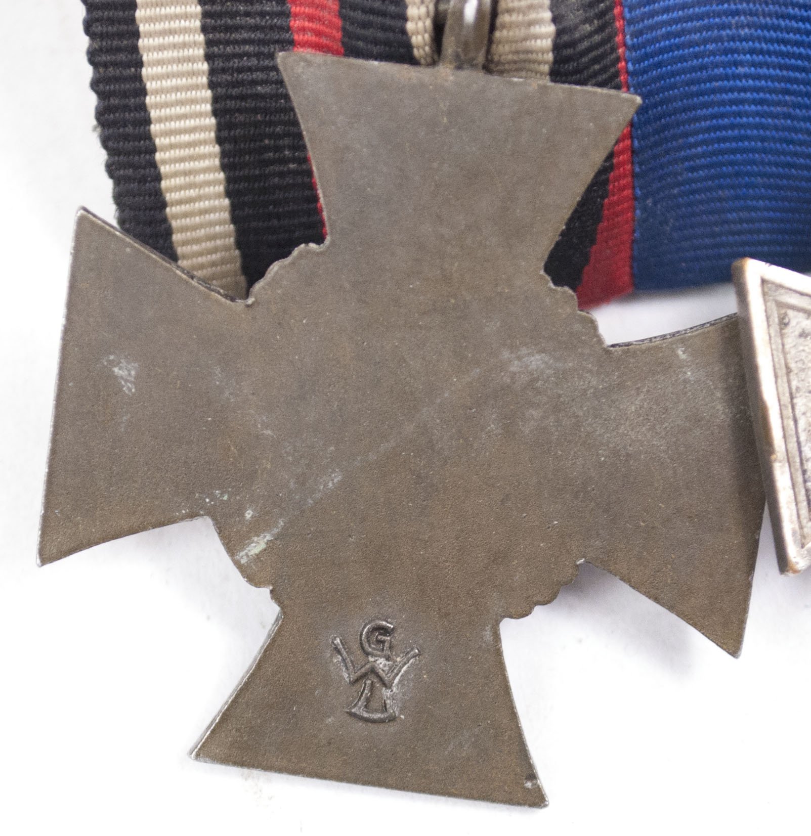 German WWII medalbar with Treue Dienst 25 Jahre + Nichtkämpfer Ehrenkreuz — image 6