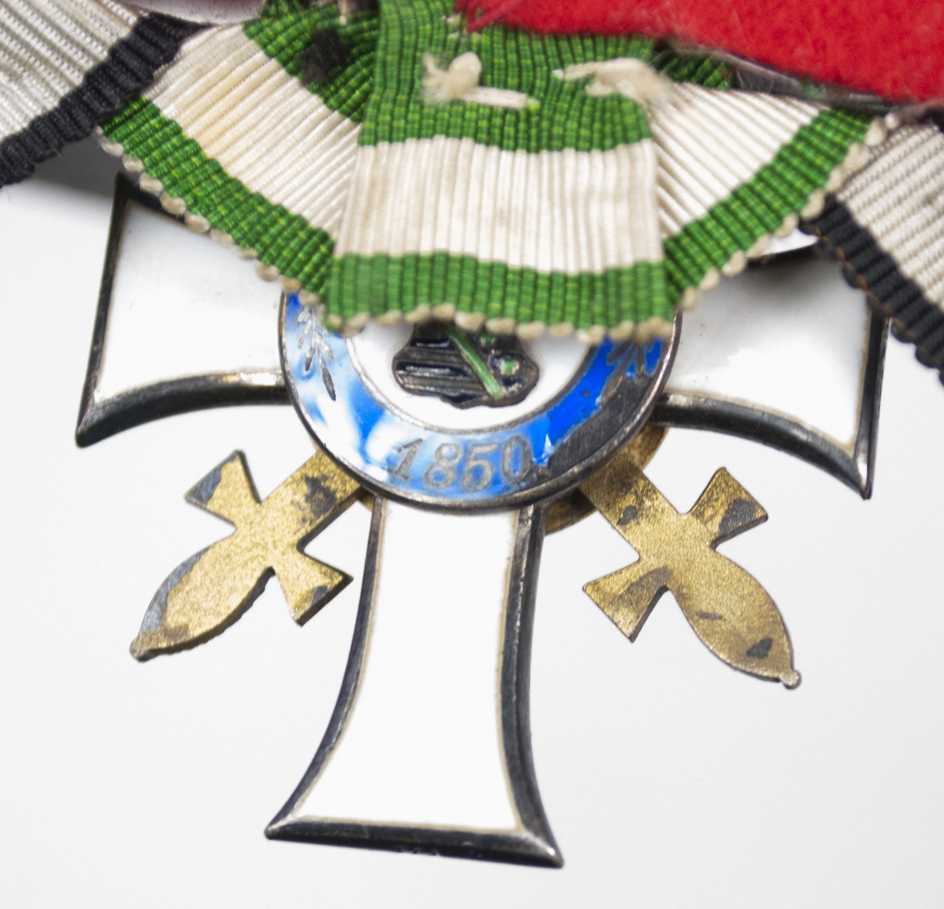 (Sachsen) Medalbar with WWI Ek2, Albrechtsorden Ritterkreuz 2e Klasse, FEK, WWII Sudeten annexation medal + WWII Commemorative medals — image 14