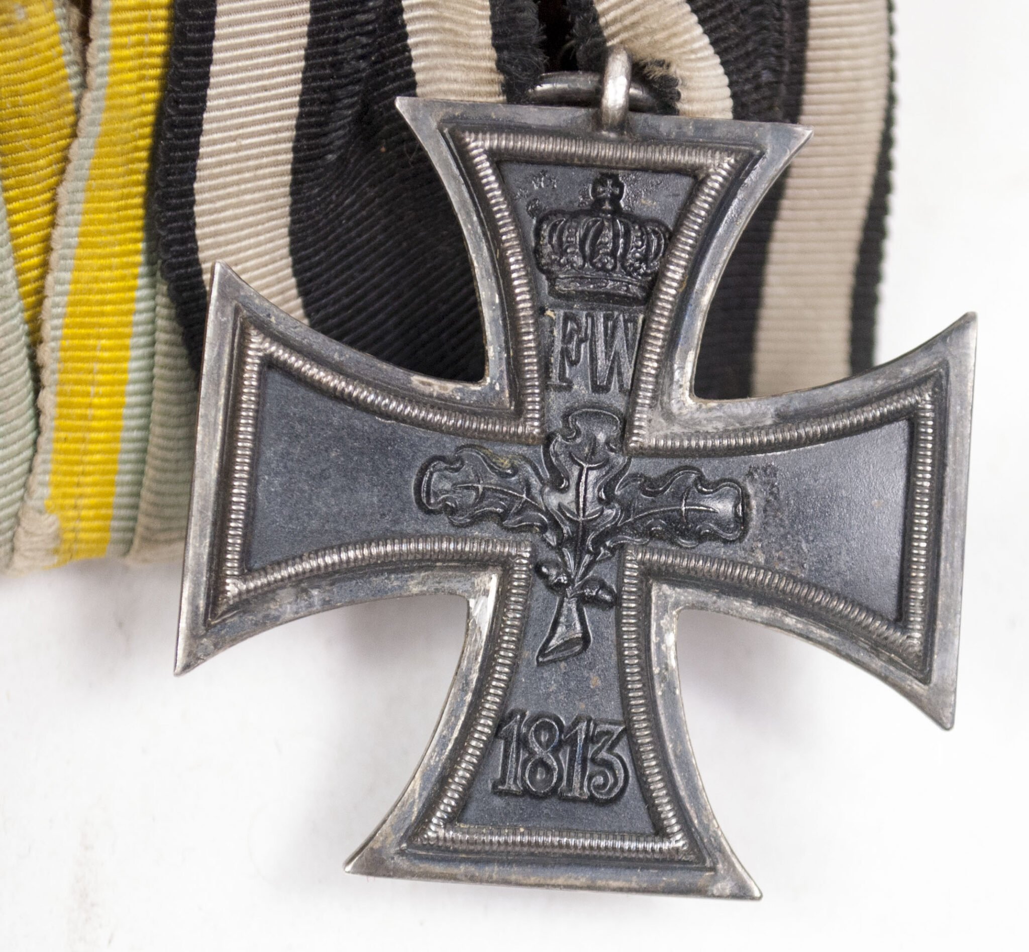 (Sachsen) WWII Medalbar with WWI Ek2, Sachsen silberne St. Heinrich medaille, FA Kreuz, FEK, Polizei Dienstauszeichnung 25 Jahre — image 14