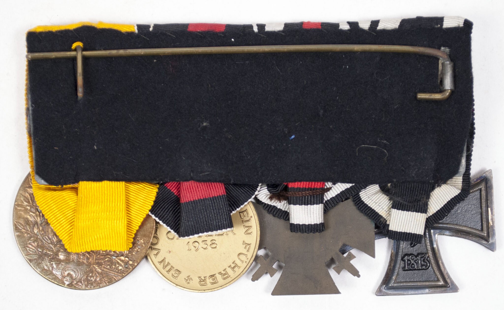 WWI / WWII medalbar with EK2, FEK, Sudeten annexation medaille, Centenary medal — image 2