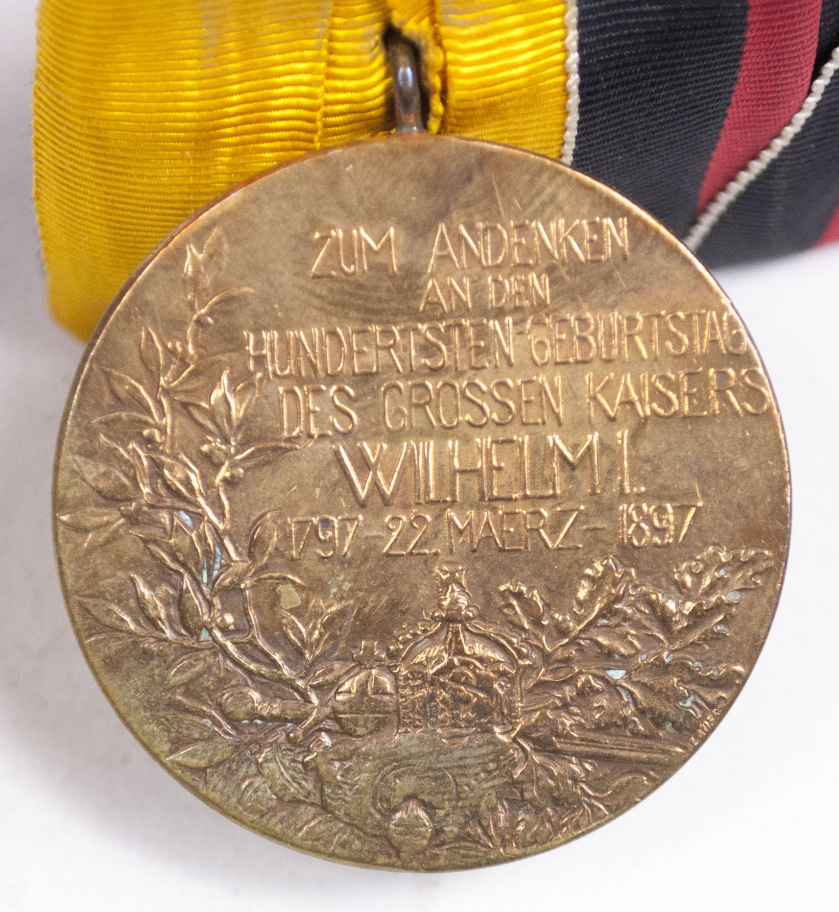 WWI / WWII medalbar with EK2, FEK, Sudeten annexation medaille, Centenary medal — image 8