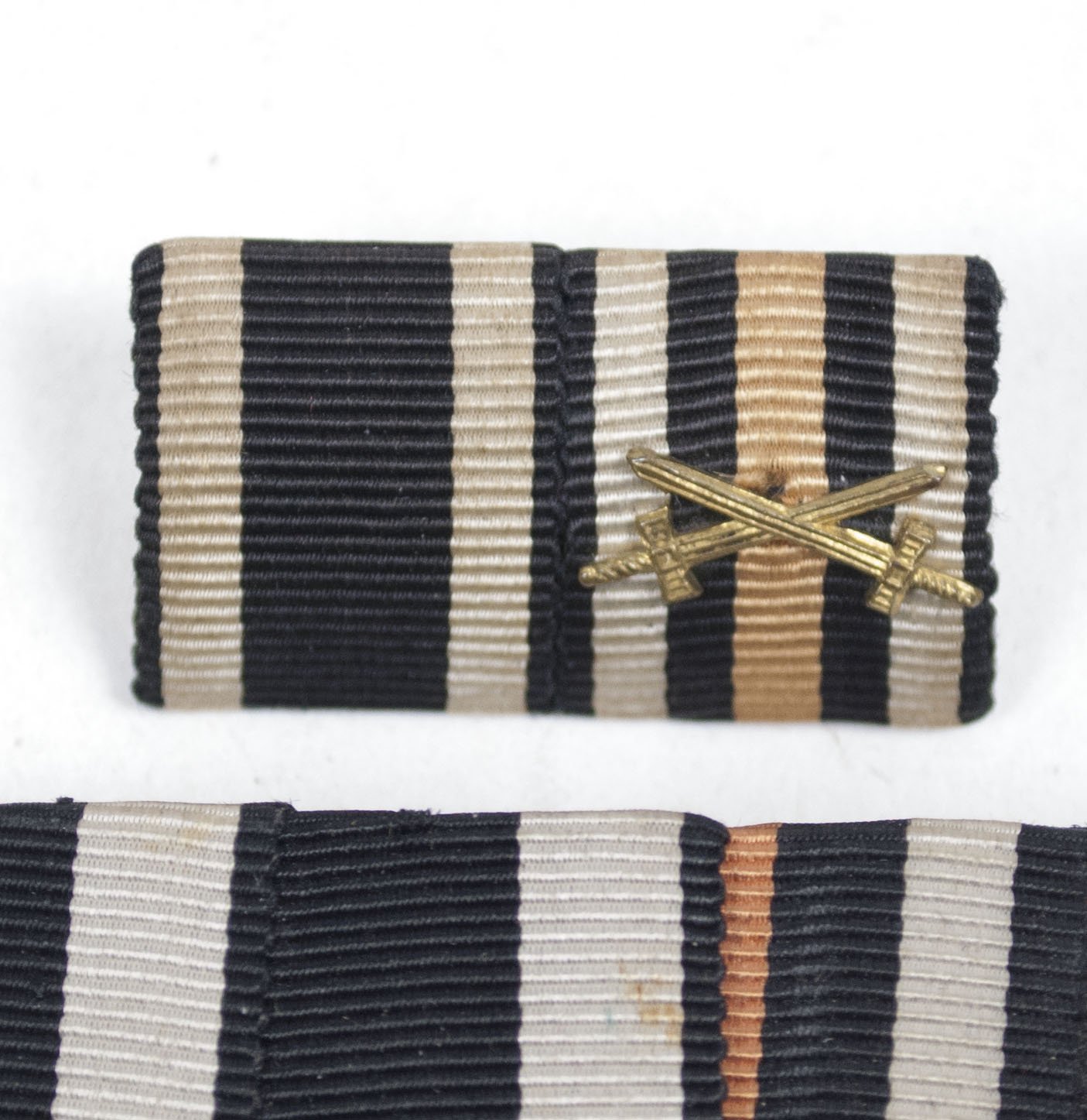 Double ribbonbar with Iron Cross + Ehrenkreuz für Frontkämpfer + ribbon — image 3