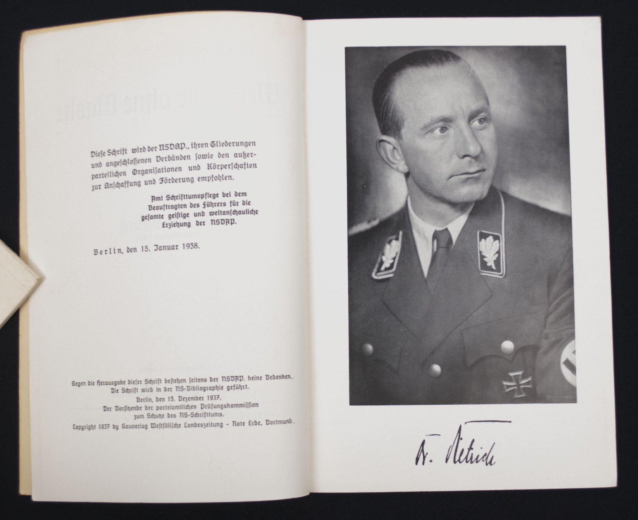 (Brochure) Otto Dietrich – Weltpresse ohne Maske (1937) — image 3