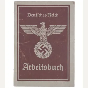 Arbeitsbuch second type from Arbeitsamt Erkelenz (1937)
