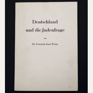 (Brochure) Deutschland und die Judenfrage (1939)