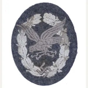 Luftwaffe (LW) Fliegerschützenabzeichen / Radio Operator in cloth