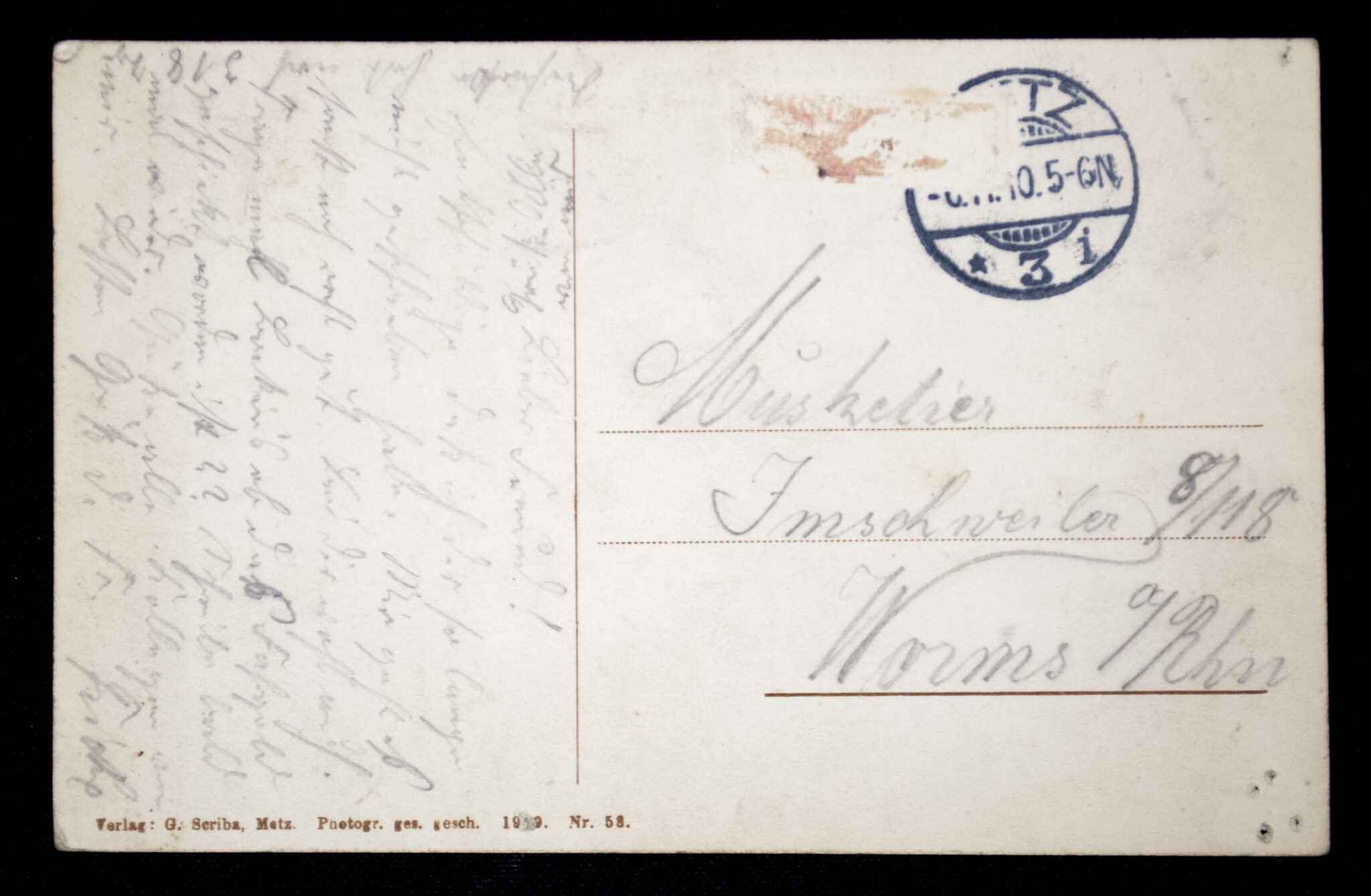 (Postcard) Ballonhalle und Reichsluftschiff Zeppelin I — image 2