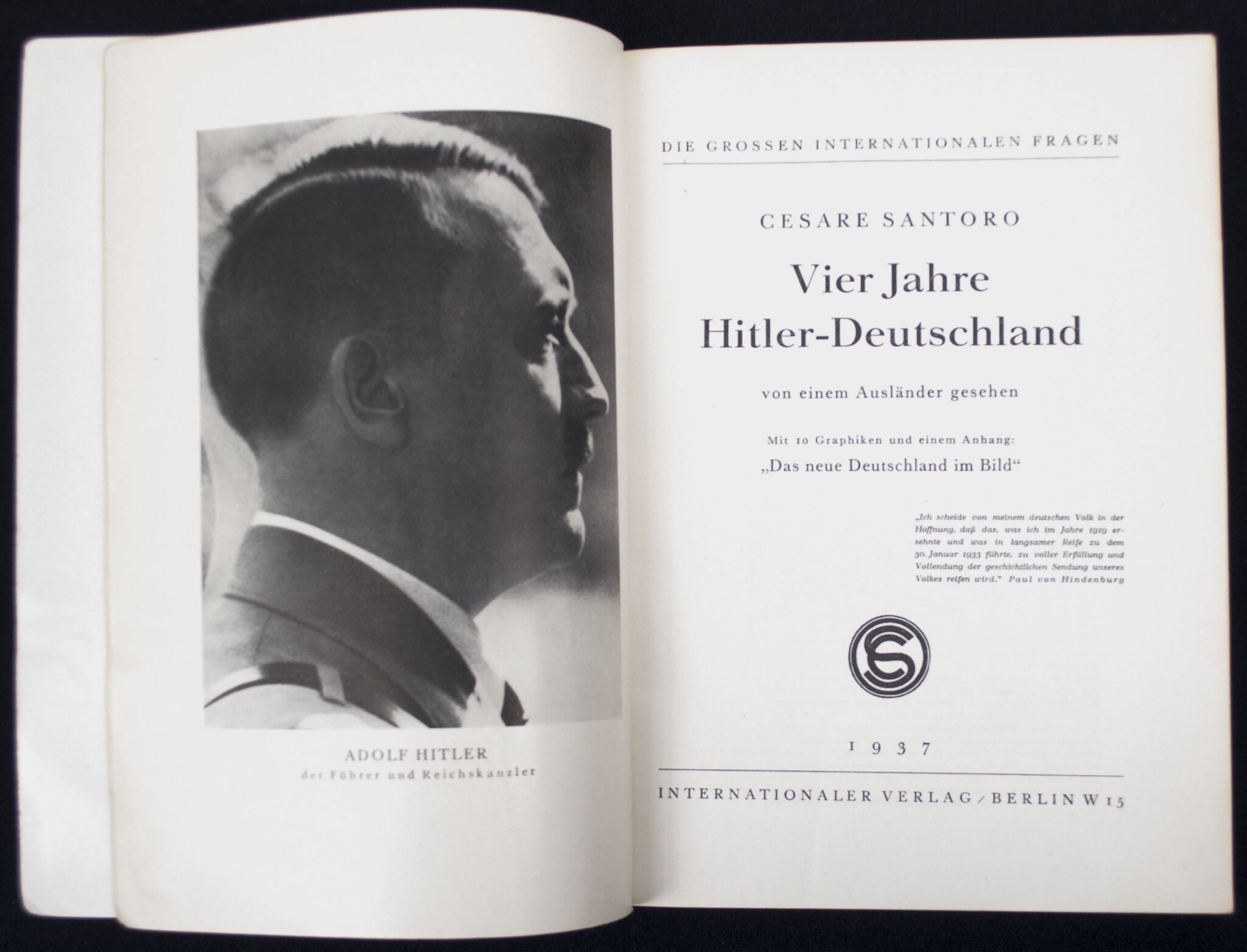 (Book) 4 Jahre Hitler-Deutschland 1933-1937 — image 4