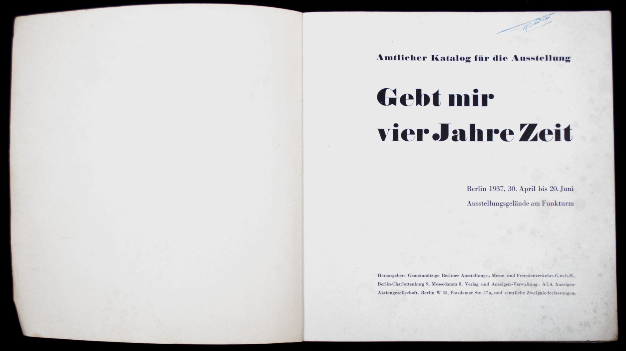 (Book) Gebt mir Vier Jahre Zeit – Ausstellung in Berlin 30.April bis 20. Juni 1937 — image 4