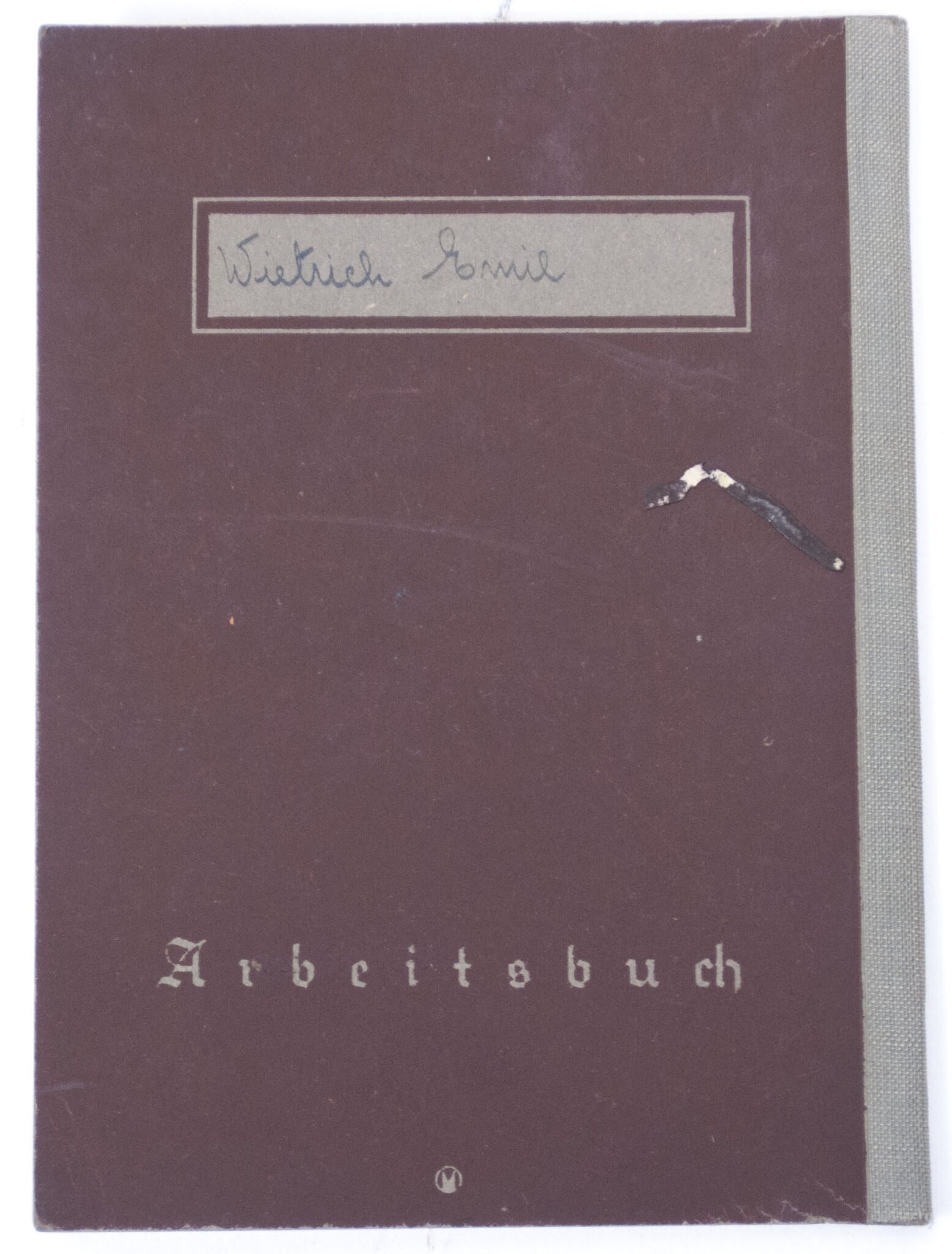 Arbeitsbuch second type from Arbeitsamt Strassburg (with Schwimmwagen factory stamp!) — image 7