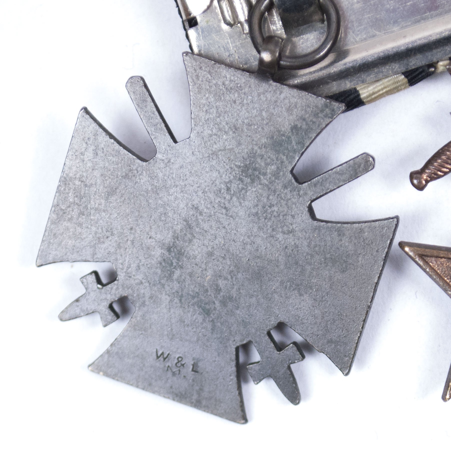 WWI Bavarian Medalbar with Iron Cross + Militärverdienstkreuz mit Schwerter + Frontkämpfer Ehrenkreuz — image 10