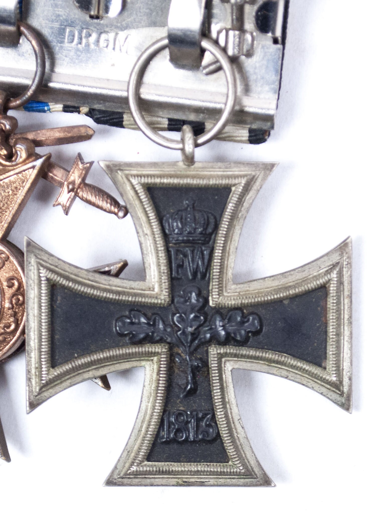 WWI Bavarian Medalbar with Iron Cross + Militärverdienstkreuz mit Schwerter + Frontkämpfer Ehrenkreuz — image 7