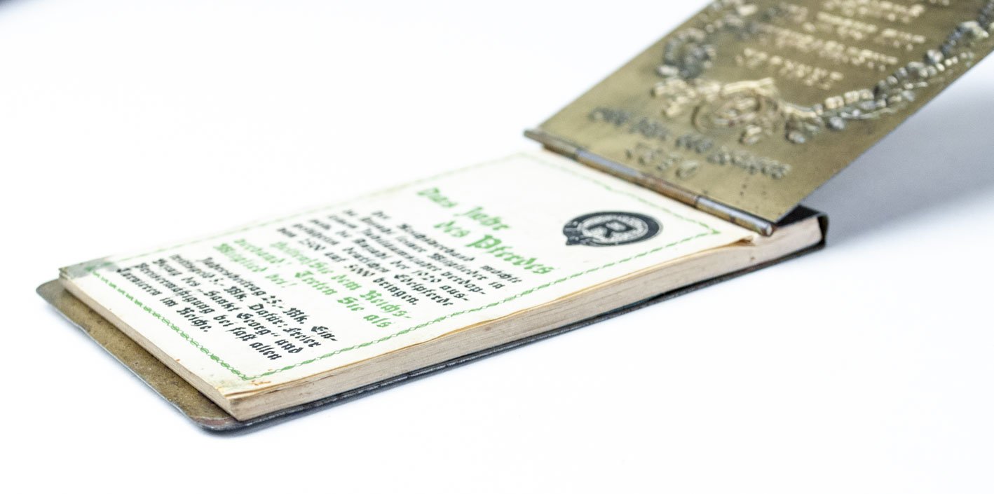 Metal notebook: Reichsverband für Zucht und Prüfung deutschen Warmbluts — image 2