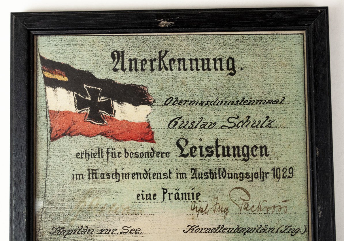 Reichsmarine Anerkennung für besondere Leistungen — image 3