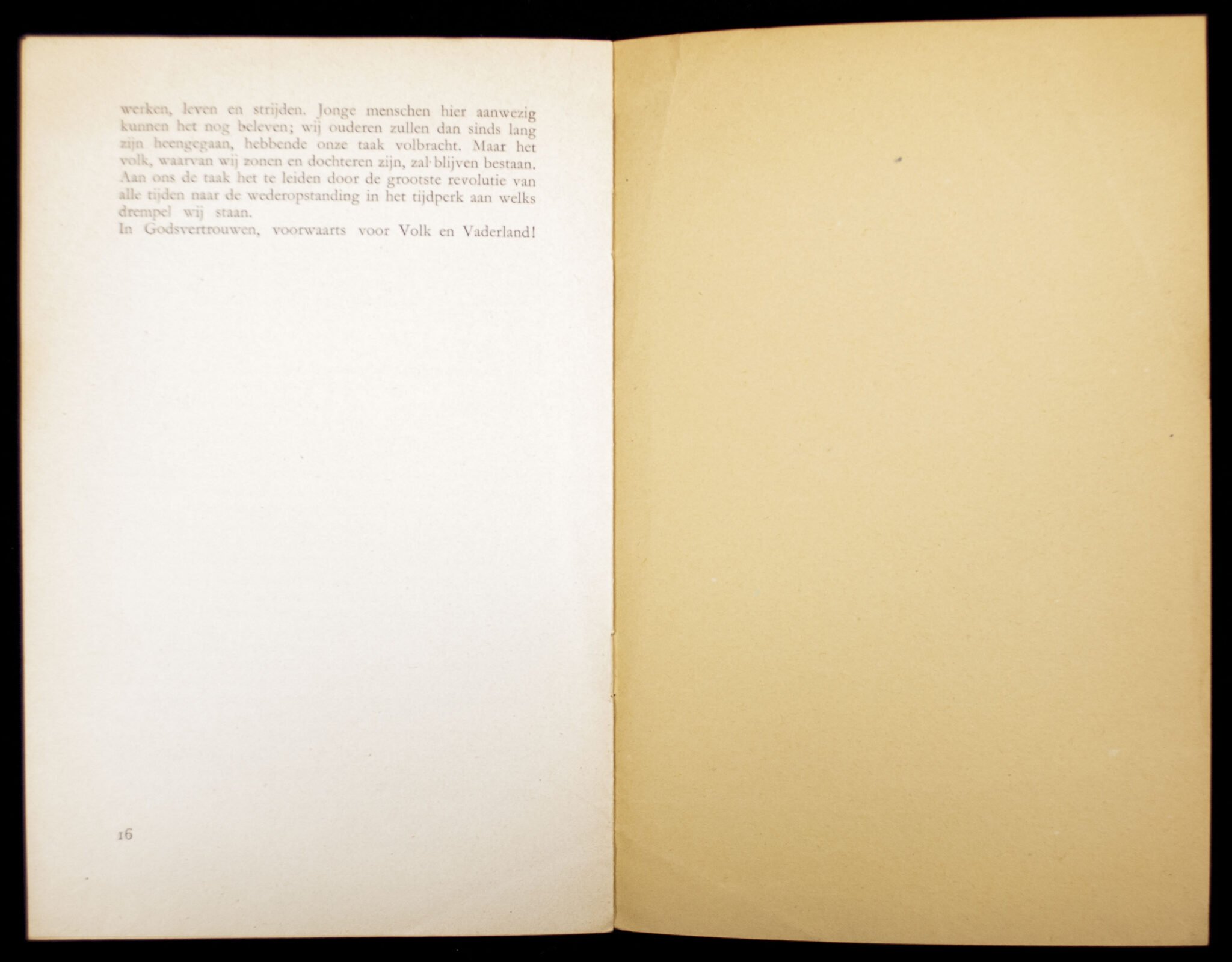 (NSB) Mussert – De Nationaal-Socialistische Beweging in Nederland en de Cultuur (1941) 2nd edition. — image 3