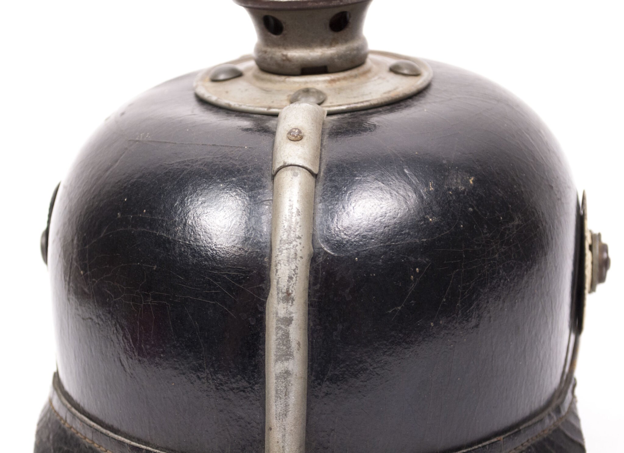 WWI Prussian/Saxonian M1915 Infantry EM Pickelhaube (Spiked helmet) — image 7