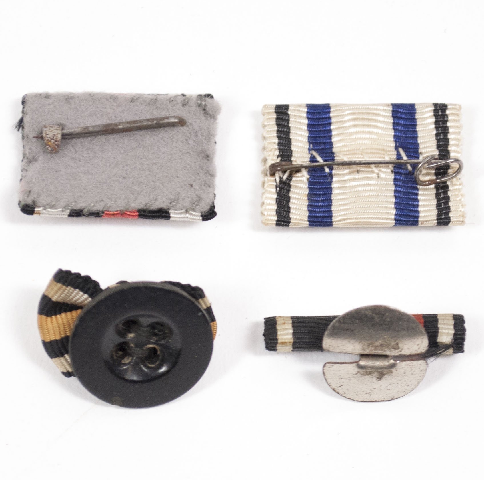 Lot of 4 World War I German ribbons/ Feldspangen (i.e.Bavaria) — image 2