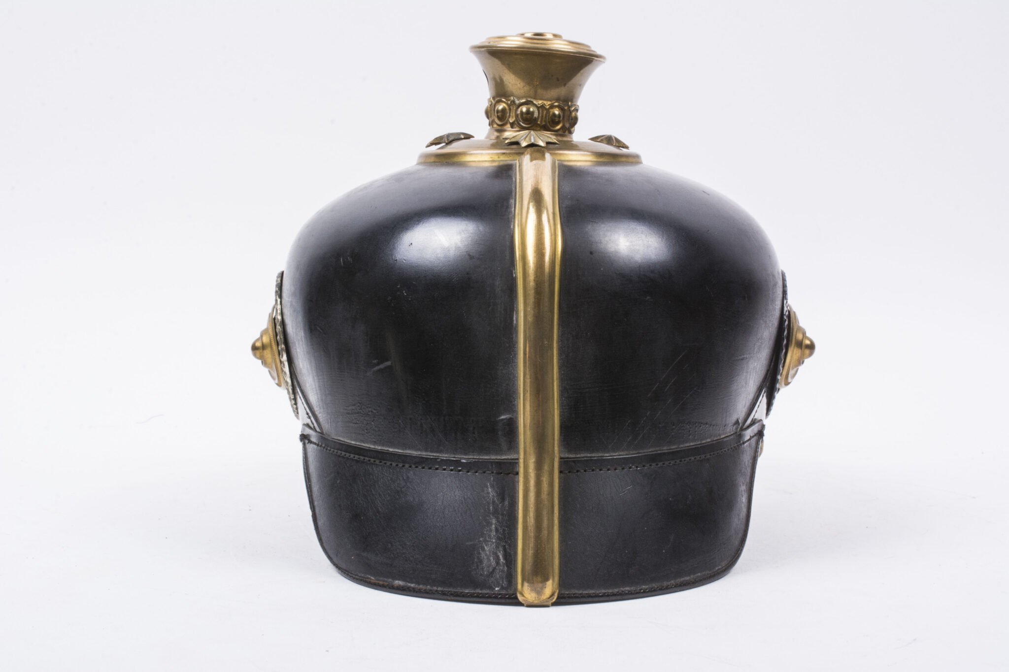 (WWI) Sachsen Officers Pickelhaube with Parade Bush — image 16